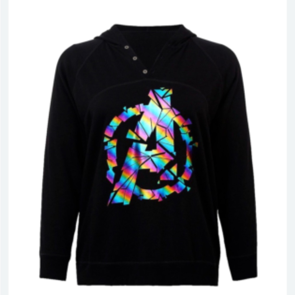 Torrid ANRNGERS HOODIE  size 4 nwt with Colorful Graphic